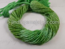 Chrysoprase Shaded Micro Cut Beads